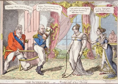 Das Interview oder Miss aus ihren Teenagerjahren, 1816 von English School
